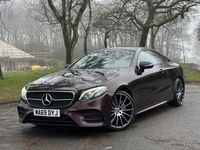 Used Mercedes E220 AMG line 2019 Red Coupe