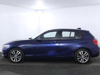 Used BMW 118 Sport Line 136 HP (100 kW) 2019 Blue Hatchback
