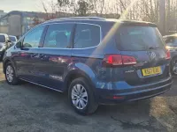 Usado VW Sharan SE 150 HP (110 kW) 2017 Azul Monovolume