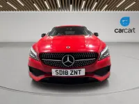 Used Mercedes CLA200 AMG line 136 HP (100 kW) 2018 Red Sedan