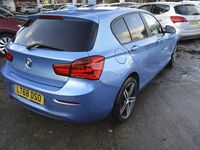 Used BMW 118 Sport Line 2018 Blue Hatchback