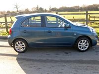 Usado Nissan Micra Acenta 2015 Azul Citadino