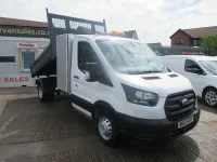 Second-hand Ford Transit S 130 CP (95 kW) 2020 Alb Cabrio