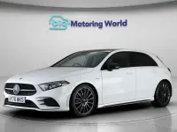 Begagnad Mercedes A150 Exclusive 150 HK (110 kW) 2021 Vit Halvkombi
