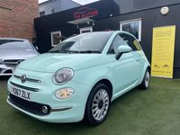 Used Fiat 500 Lounge 69 HP (50 kW) 2017 Green Hatchback