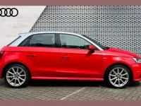 Used Audi A1 S-Line 123 HP (90 kW) 2018 Red Hatchback