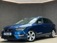 Usado Seat Leon FR Sport 150 HP (110 kW) 2016 Azul Carrinha