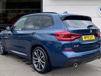 Begagnad BMW X3 M Sport 187 HK (137 kW) 2019 Blå SUV