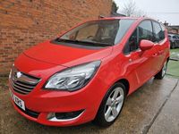 used Vauxhall Meriva 1.4 TECH LINE 5DR Manual RED