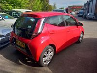 Used Toyota Aygo x-press 68 HP (50 kW) 2014 Red Hatchback