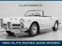 Used Alfa Romeo 2000 115 HP (84 kW) 1960 White Cabriolet