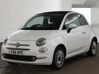 Used Fiat 500C Lounge 2016 White Cabriolet