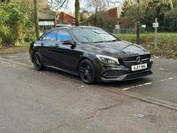 Used Mercedes CLA180 AMG line 122 HP (89 kW) 2017 Black Sedan