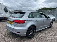 Used Audi A3 S-Line 184 HP (135 kW) 2018 Silver Sedan