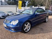 Used Mercedes CLK320 Avantgarde 218 HP (160 kW) 2004 Blue Cabriolet