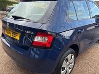 Used Skoda Fabia 75 HP (55 kW) 2018 Blue Hatchback