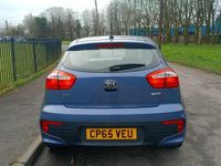 Used Kia Rio 2015 Blue Hatchback