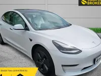Used Tesla Model 3 Long Range AWD 366 kW (498 HP) 2021 White Sedan