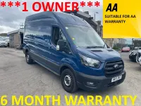 Used Ford Transit 130 HP (95 kW) 2022 Blue Van