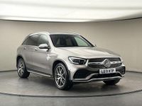 Used Mercedes GLC300 AMG line 245 HP (180 kW) 2021 Mojave silver SUV