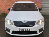 Used Skoda Octavia vRS 184 HP (135 kW) 2016 White Estate