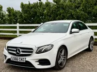 Usado Mercedes E220 AMG line 2016 Blanco Berlina