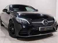 Used Mercedes C220 AMG line 194 HP (142 kW) 2020 Black Coupe