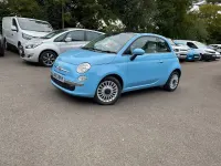 Used Fiat 500 Lounge 69 HP (50 kW) 2013 Blue Hatchback