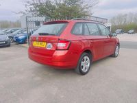Used Skoda Fabia SE 90 HP (66 kW) 2016 Red Estate
