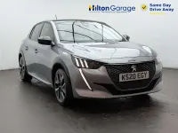 Used Peugeot e-208 GT-line 100 kW (136 HP) 2020 Grey Hatchback