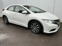 Begagnad Honda Civic ES 120 HK (88 kW) 2013 Vit Halvkombi