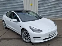 Used Tesla Model 3 Long Range AWD 11 kW (15 HP) 2021 White Sedan