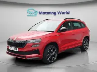 Used Skoda Karoq SportLine 150 HP (110 kW) 2023 Red SUV