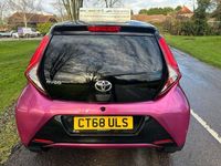 Used Toyota Aygo X-cite 71 HP (52 kW) 2019 Purple Hatchback