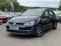 Used VW Golf VII SE 150 HP (110 kW) 2018 Blue Hatchback