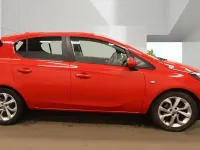 Used Vauxhall Corsa Sport 90 HP (66 kW) 2018 Red Hatchback