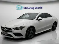 Used Mercedes CLA250 AMG line 224 HP (164 kW) 2020 White Coupe