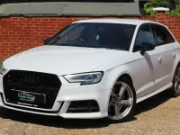 Used Audi S3 Sportback Black Edition 2018 White Hatchback