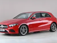 Used Mercedes A180 AMG line 116 HP (85 kW) 2019 Red Hatchback