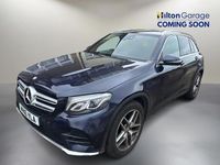 Used Mercedes GLC220 AMG line 170 HP (125 kW) 2016 Blue Estate