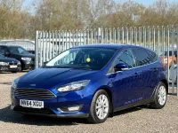 Used Ford Focus Titanium 115 HP (84 kW) 2015 Blue Hatchback