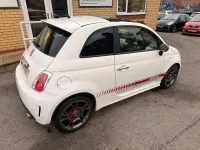 Used Abarth 500 135 HP (99 kW) 2009 White Hatchback