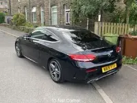 Used Mercedes C200 AMG line 2019 Black Coupe