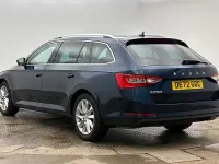 Used Skoda Superb SE Technology 110 HP (80 kW) 2022 Petrol blue metallic Estate