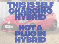 Used Toyota Yaris Hybrid 2018 Red Hatchback