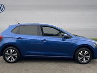 Used VW Polo Match 95 HP (69 kW) 2021 Blue Hatchback