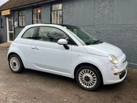 Used Fiat 500 Lounge 69 HP (50 kW) 2009 Blue Hatchback