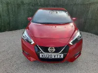 Used Nissan Micra Tekna 100 HP (73 kW) 2020 Red Hatchback