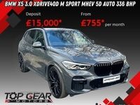 used BMW X5 3.0 XDRIVE40D M SPORT MHEV 5d AUTO 336 BHP OVER £6k ADDED EXTRAS, PARK ASSIST+