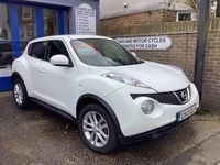 Begagnad Nissan Juke Acenta 2013 Vit SUV
